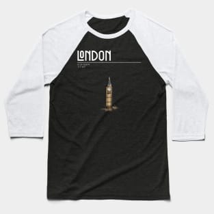 London, Big Ben, coordinates Baseball T-Shirt